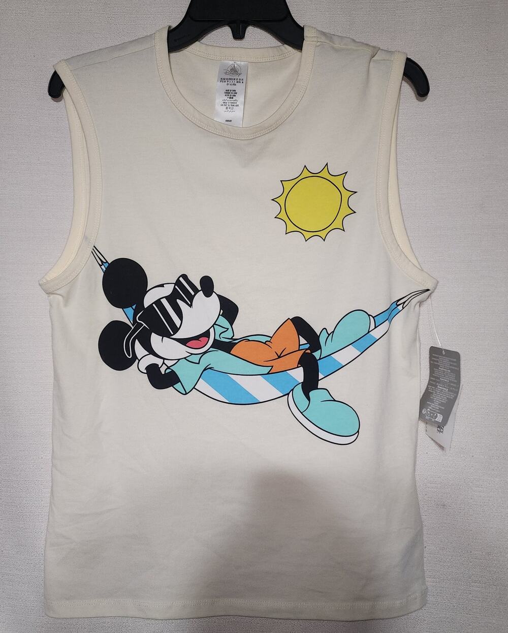 Mickey mouse tank top men XS